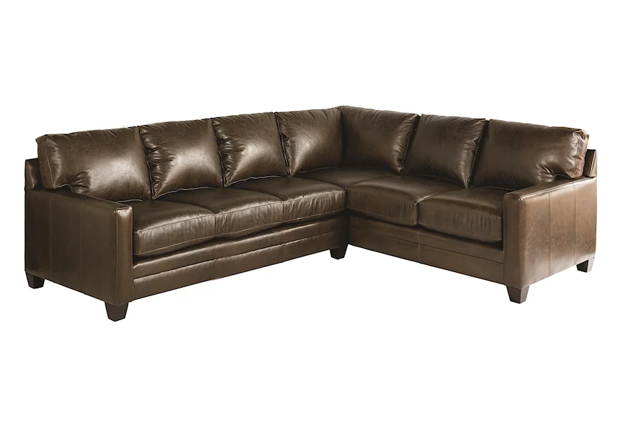 Ladson Sectional Sofa by Bassett at Esprit Decor Home Furnishings